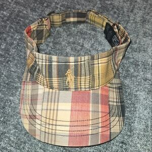 Polo by Ralph Lauren Plaid Visor Hat - Multicolor